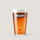 Brains Pint Glass